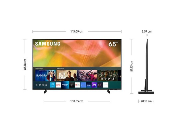 Televisor Samsung Smart Tv 65 Crystal Uhd 4k Un65cu8000gxpe (nuevo)  SAMSUNG